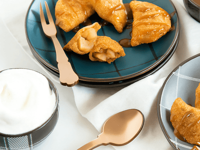 Breaded Apple Pie Perogies