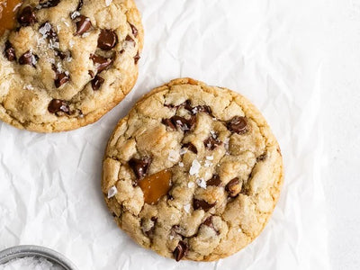 Chocolate Sea Salt Caramel Cookie Dough