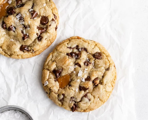 Chocolate Sea Salt Caramel Cookie Dough