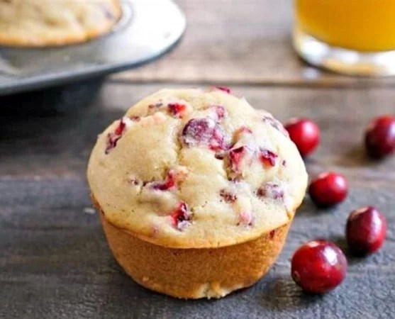 Lemon Cranberry Muffin Batter