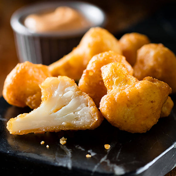 Battered Cauliflower Bites